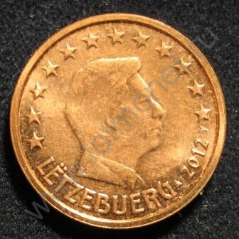 2 евроцента 2012 (Люксембург) (лгм10-040)