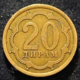 20 дирам 2006 Таджикистан (кою20-001)